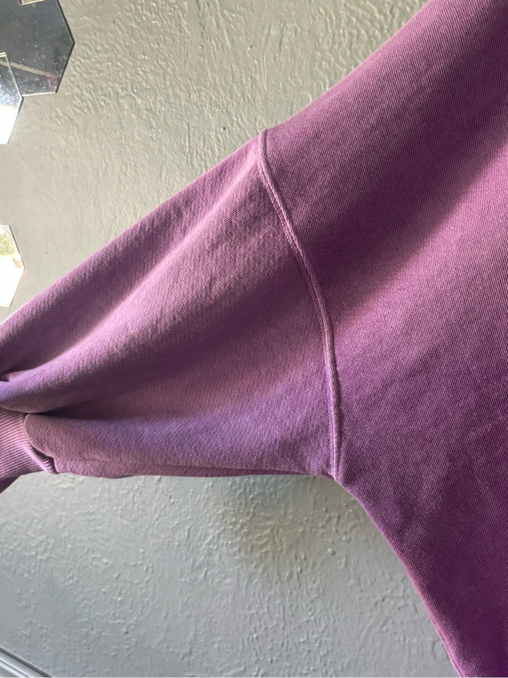 Free People We the Free Camden Henley Sweatshirt Lavender Purple Size M - Picture 8 of 14
